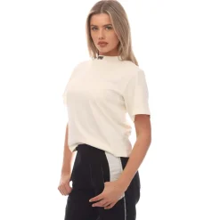 Heron Preston HPNY Embroidered T-Shirt in White Black