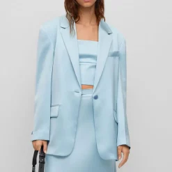 Hugo Agura-1 Blazer Jacket in Light Blue