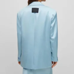 Hugo Agura-1 Blazer Jacket in Light Blue
