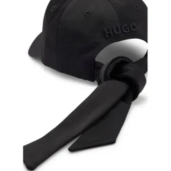 Hugo Ally Bow Baseball Cap in Black