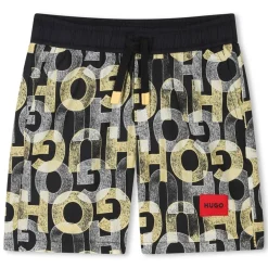 Hugo Aop Swim Short In53 in Black