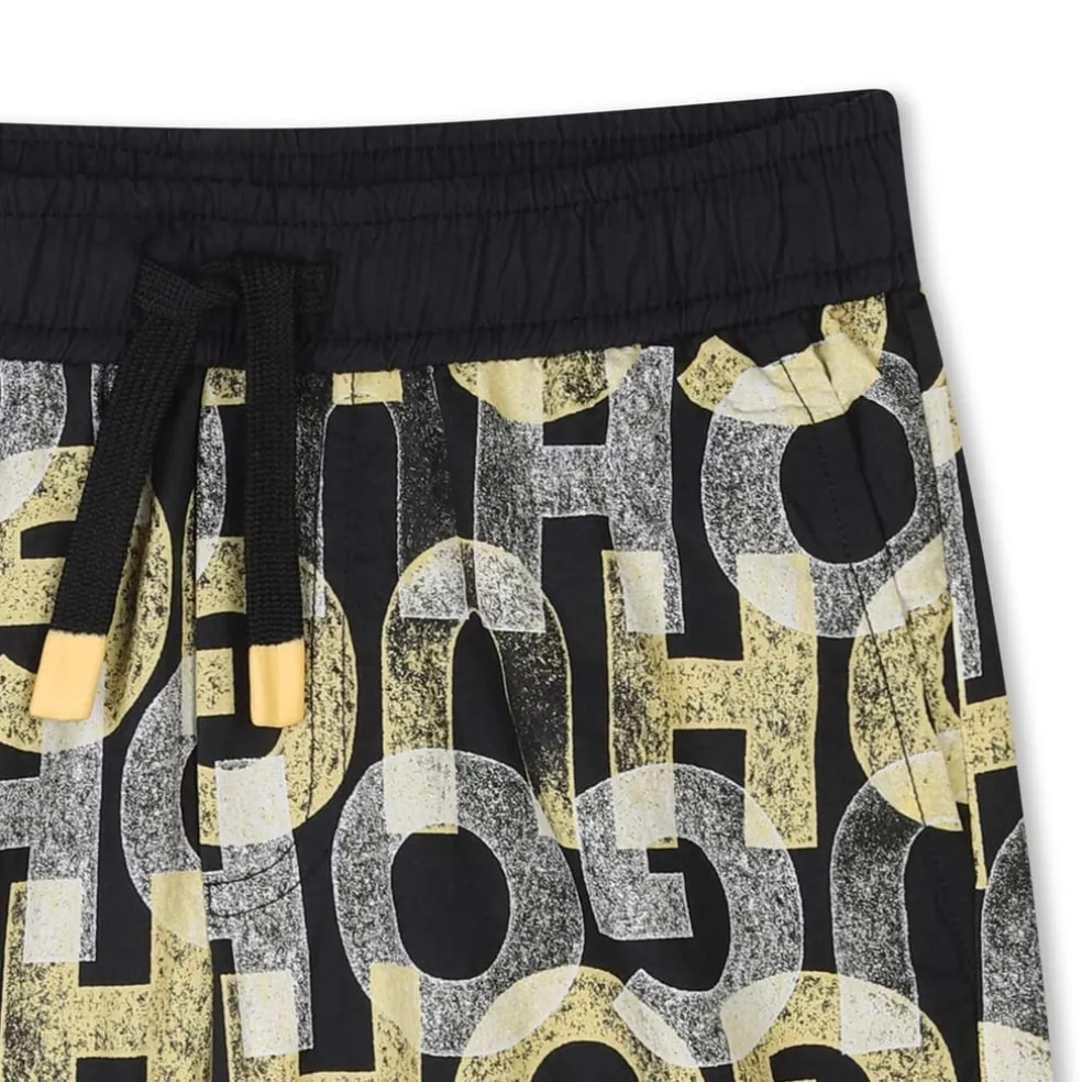 Hugo Aop Swim Short In53 in Black