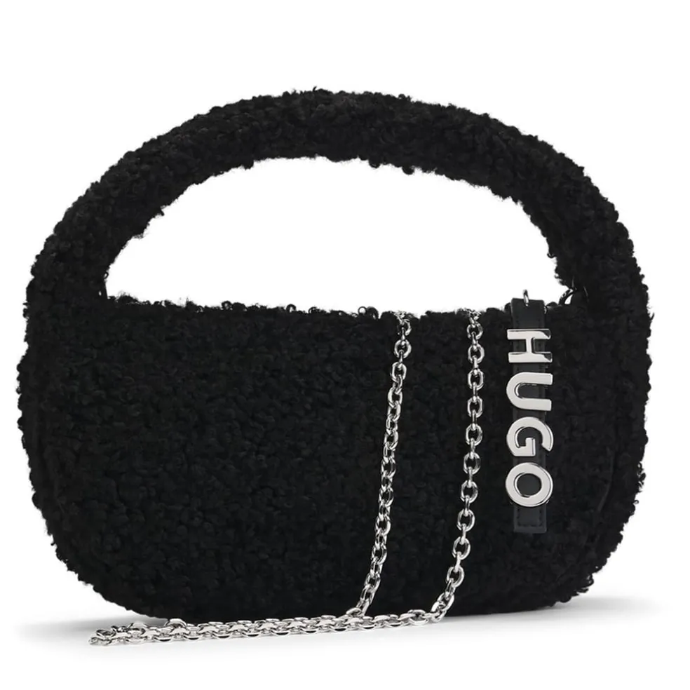 Hugo Becky Hobo Handbag in Black