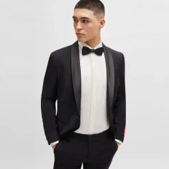 Hugo Bow Tie 10181699 01 Bowty Mens in Black