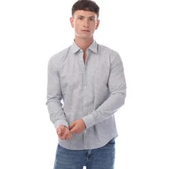 Hugo Button Down Shirt in Dark Blue