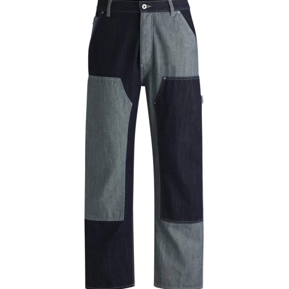 Hugo Carpenter Relaxed Fit Jeans in Blue