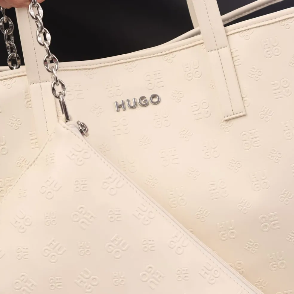 Hugo Chris Shopper Bag in White