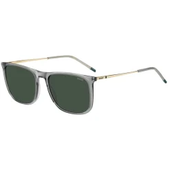 Hugo Detailed Square Sunglasses in Grey