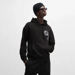 Hugo Dirosehood Hoodie in Black