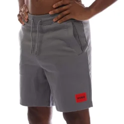 Hugo Diz222 Logo Shorts in Grey