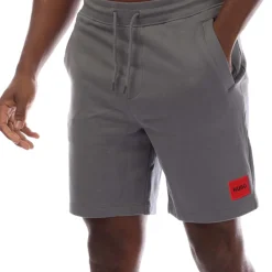 Hugo Diz222 Logo Shorts in Grey
