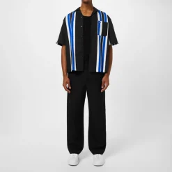 Hugo Eligino Relaxed Fit Short Sleeve Shirt in Black