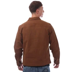 Hugo Evalom Corduroy Overshirt in Brown