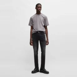 Hugo Five Pocket Design Slim Jeans in Black