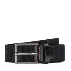 Hugo Glid Tape Belt in Black