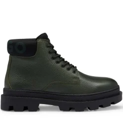Hugo Graham Half Boots in Green