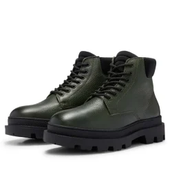 Hugo Graham Half Boots in Green