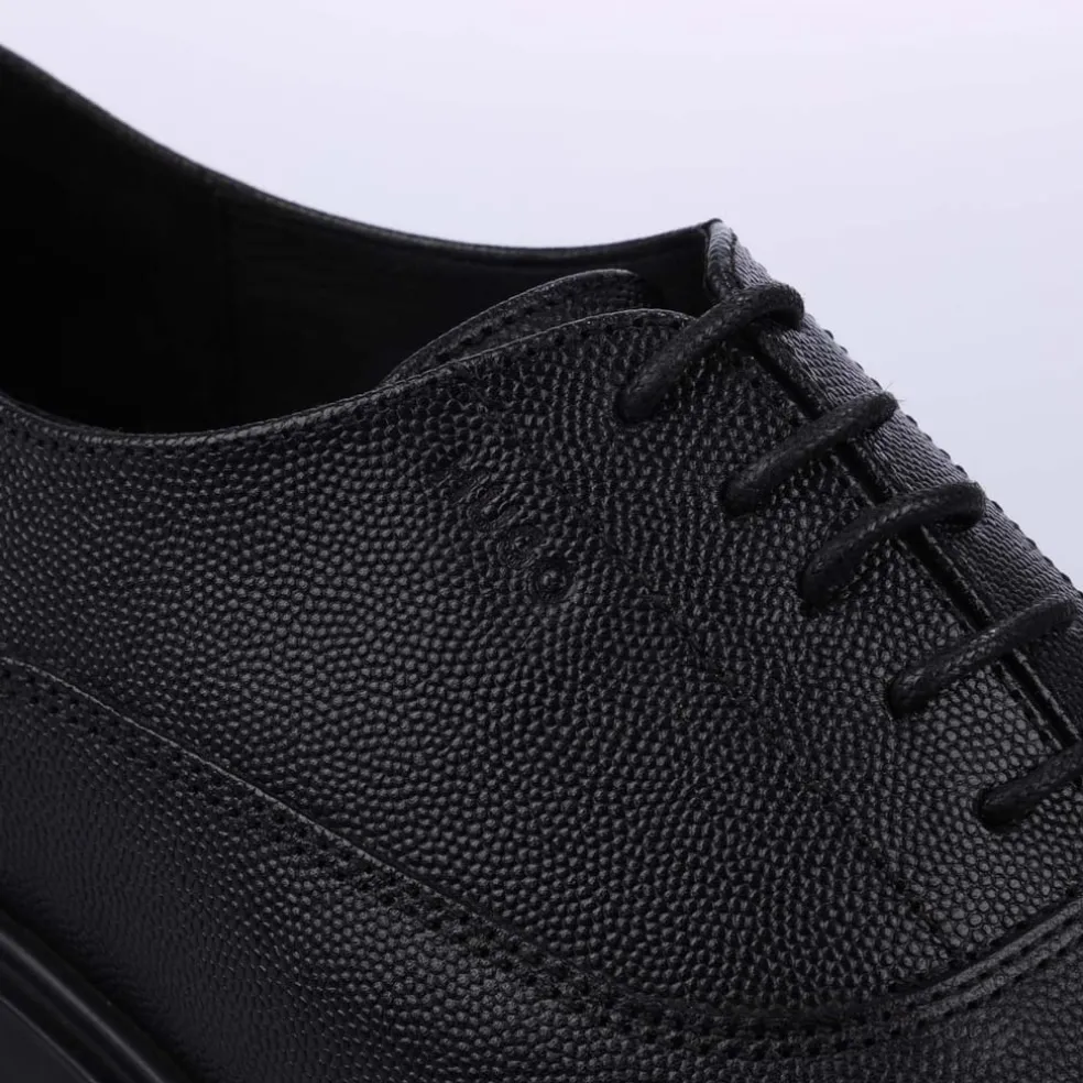 Hugo Gryff Derby Shoes in Black