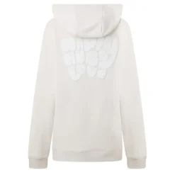 Hugo Hooded Relaxed Fit Lettering Sweatshirt in White