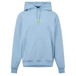 Hugo Hooded Relaxed Fit Long Sleeve Sweatshirt in Blue