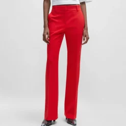 Hugo Hovani Regular-Fit Trousers in Red