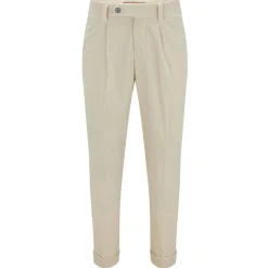 Hugo H-Perin Pleat Trousers in White