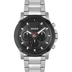 Hugo Impress For Him Bracelet Watch Mens in Silver