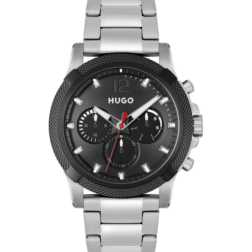 Hugo Impress For Him Bracelet Watch Mens in Silver