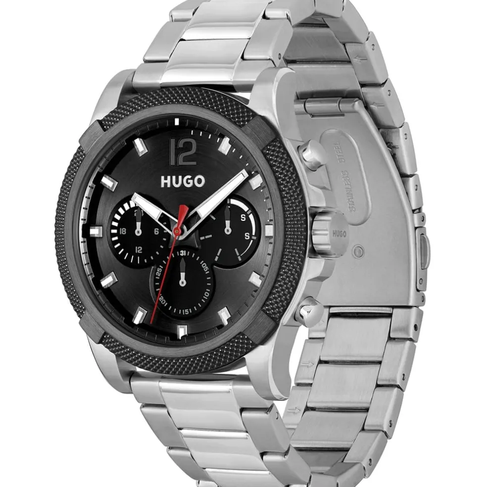 Hugo Impress For Him Bracelet Watch Mens in Silver