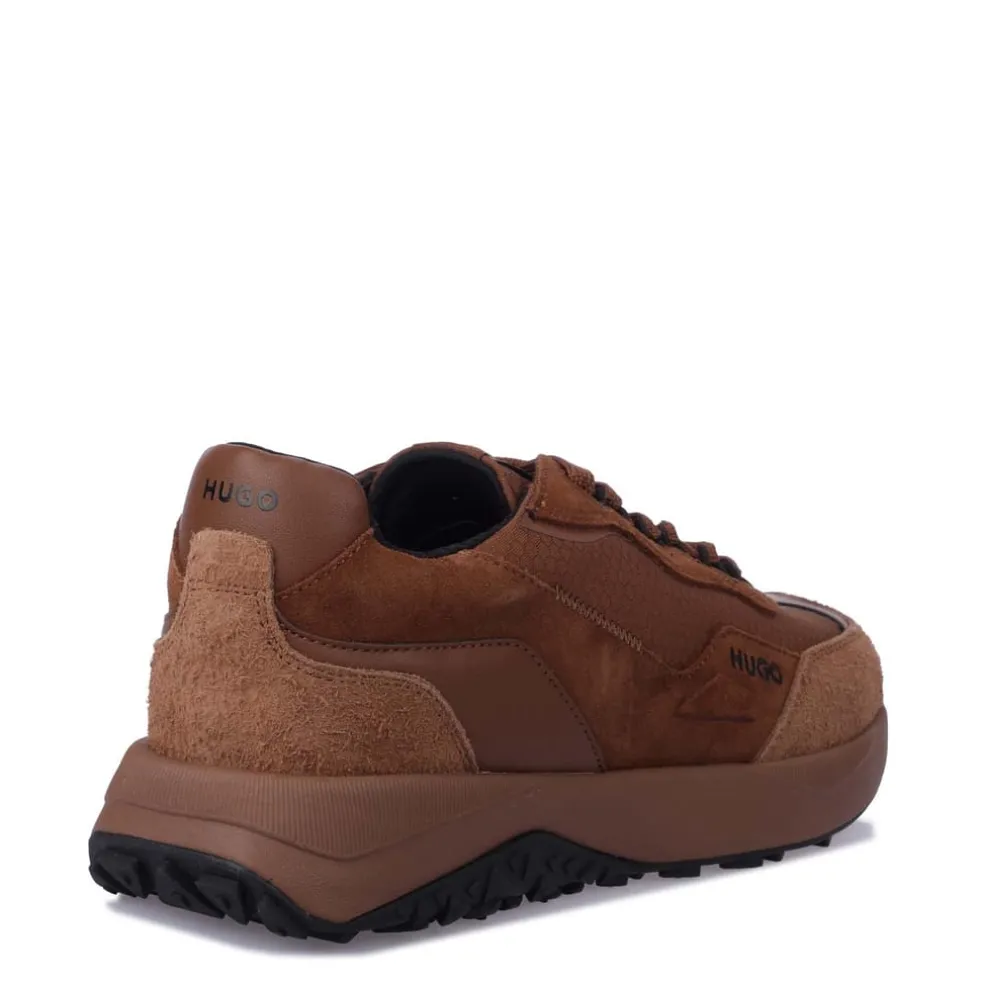 Hugo Kane Runner Trainers in Brown