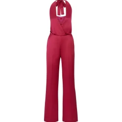 Hugo Kapagna-1 Satin Jumpsuit in Pink