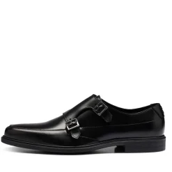 Hugo Kerr Monk Shoes in Black
