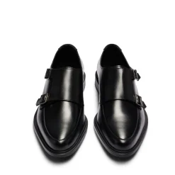 Hugo Kerr Monk Shoes in Black
