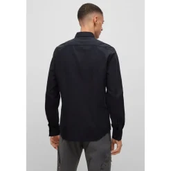 Hugo Long Sleeve Shirt in Black