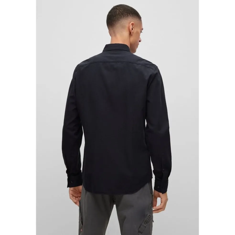 Hugo Long Sleeve Shirt in Black