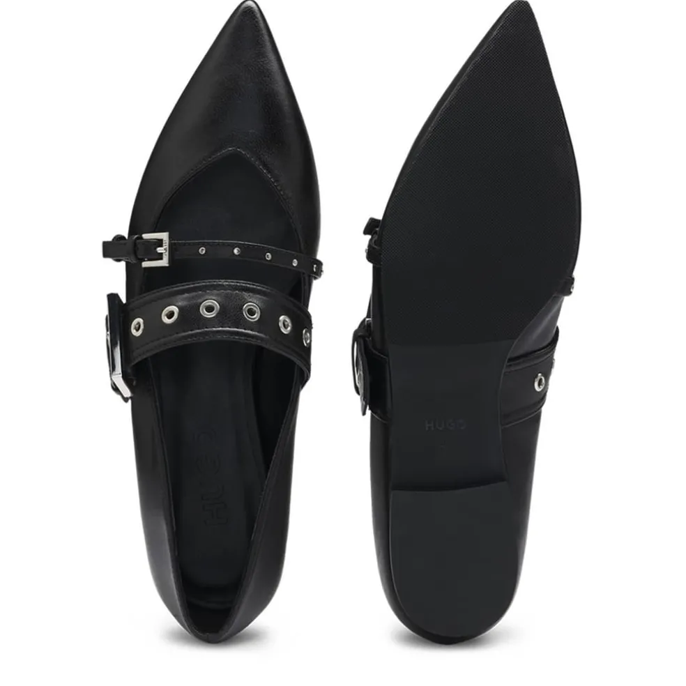Hugo Maridia Ball Pumps in Black
