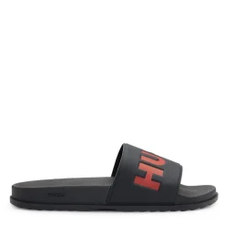 Hugo Match It Slide Sandals in Black