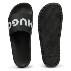 Hugo Match Sliders in Black