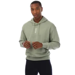 Hugo Mens Diushi Hooded Sweatshirt in Green