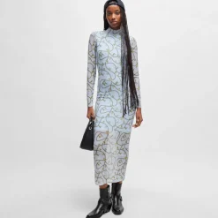 Hugo Nasuse_2 Long Dress in Blue