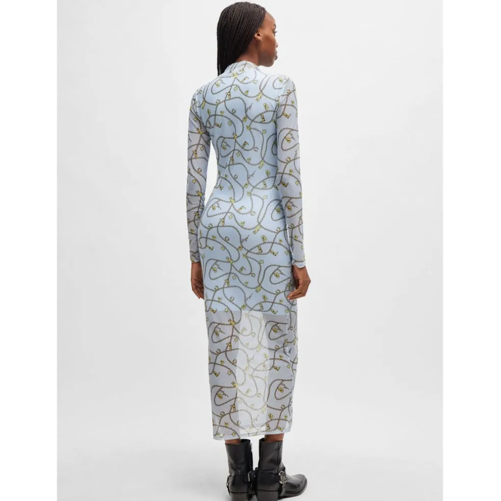 Hugo Nasuse_2 Long Dress in Blue