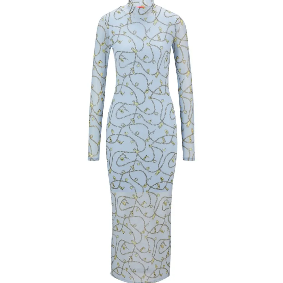 Hugo Nasuse_2 Long Dress in Blue