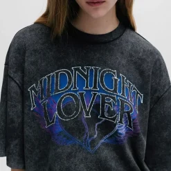 Hugo Nelaja Cotton Jersey T-Shirt Dress in Black