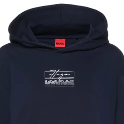 Hugo Nemolia Hooded Sweatshirt in Blue