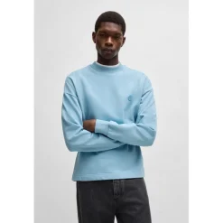 Hugo Ninnyo Crewneck Sweatshirt in Blue