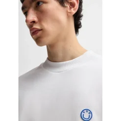 Hugo Ninnyo Crewneck Sweatshirt in White