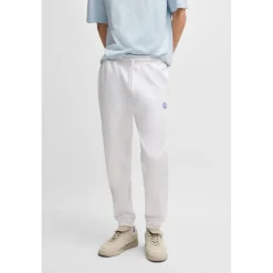 Hugo Nompio Tracksuit Bottoms in White