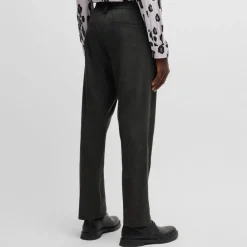 Hugo Randy243 Tapered-Fit Trousers in Grey