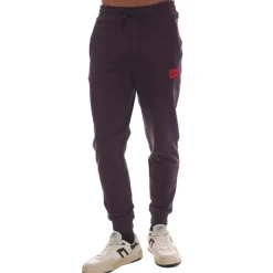 Hugo Red Box Logo Tracksuit Bottoms in Purple