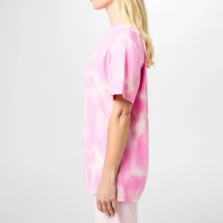 Hugo Regular Fit Crew Neck Short Sleeve T-Shirt in Pink